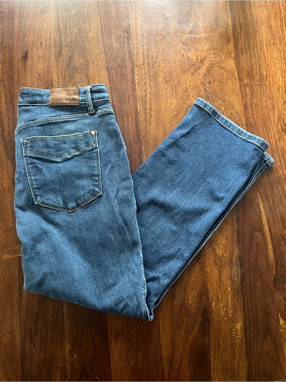 Judy Blue High Rise Straight Leg Jeans Medium Wash -  Size 14W